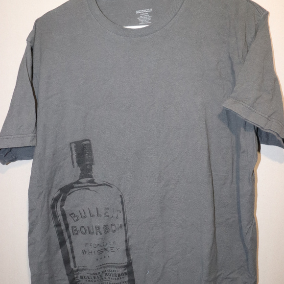 Bulleit Frontier Whiskey Shirt Bourbon Large Vodka - Picture 2 of 5